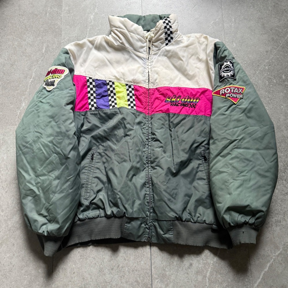 Vintage Ski-Doo Bombardier Racing Snowmobile Jacket